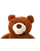 Teddy Bear ,,Barney" 130 cm Dark Brown