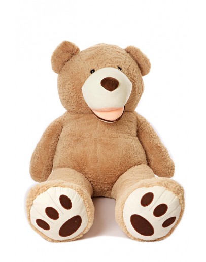 Teddy Bear ,,Barney" 200 cm Light Brown