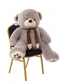 Teddy Bear ,,Martin" 150 cm Grey